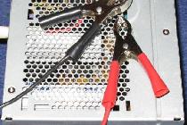 Зарядное устройство для автомобильного аккумулятора из блока питания компьютера. Зарядное устройство для автомобильного аккумулятора из блока питания компьютера.