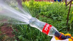 Как сделать садовый разбрызгиватель из ПЭТ бутылки Как сделать садовый разбрызгиватель из ПЭТ бутылки